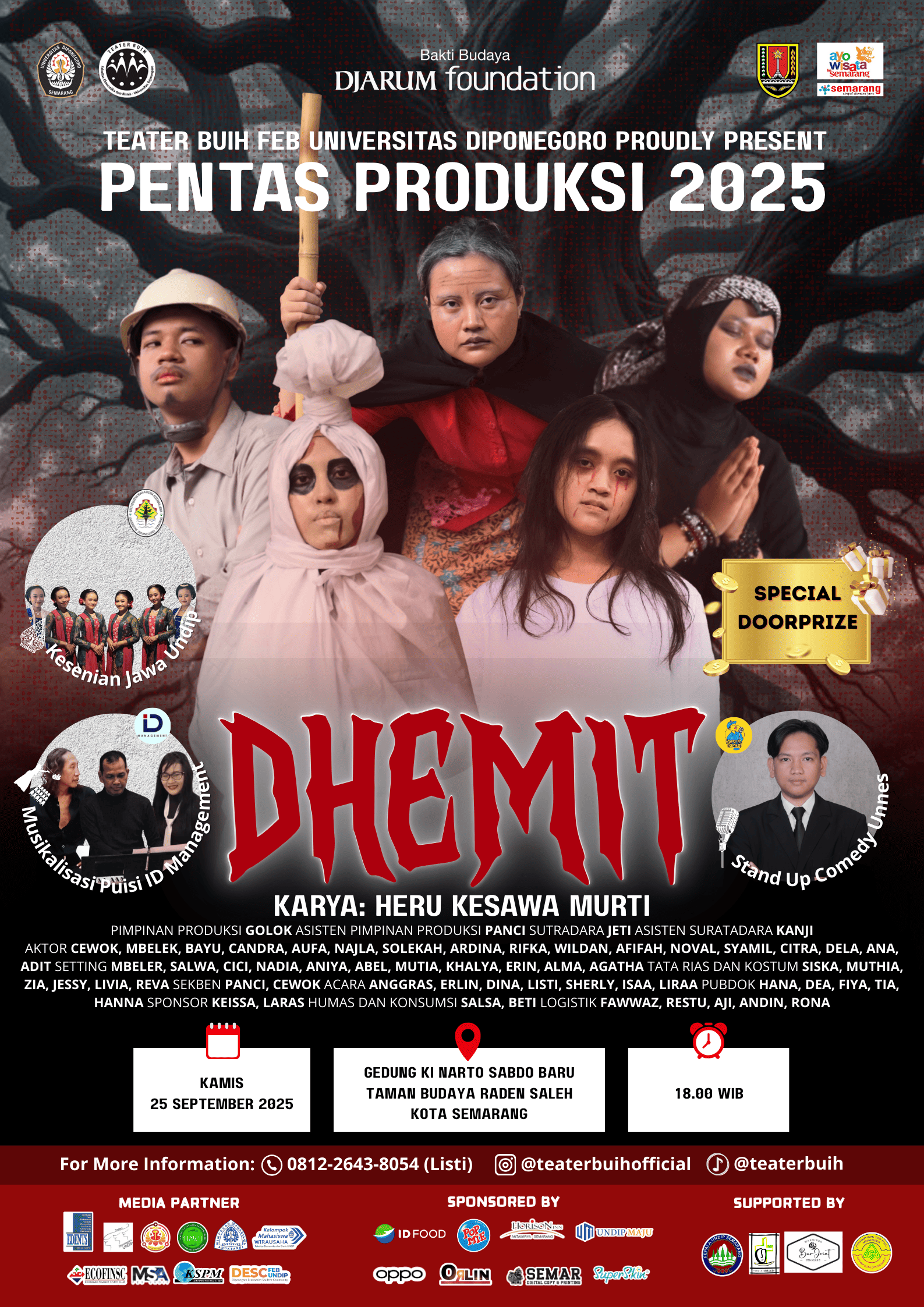 PENTAS PRODUKSI TEATER BUIH "DHEMIT" 2025